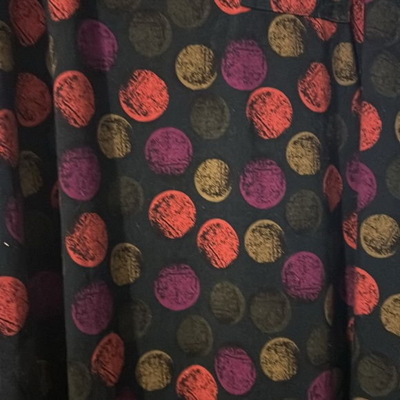 Ladies dress high, low polkadotted, colorful size extra small - Picture 3 of 4